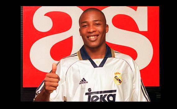 Edwin Congo llegó al Real Madrid en 1999, procdente del Once Caldas. FOTO Twitter @FutbolRandom