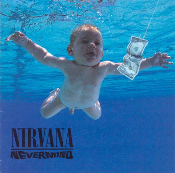 Carátula del álbum “Nevermind” del grupo de rock Nirvana. FOTO CORTESÍA