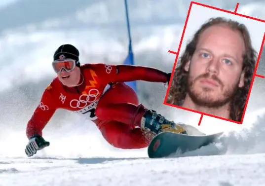 El capo canadiense Ryan James Wedding, durante sus días de gloria olímpica en el snow boarding. FOTOS: GETTY Y CORTESÍA FBI.