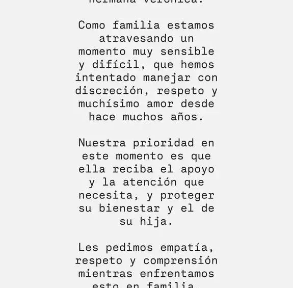 Esta es la declaración que dio Jessica Giraldo sobre el video de su hermana Verónica. FOTO: Captura de Pantalla