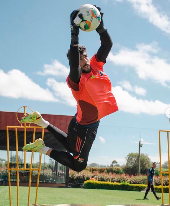 Salvador Ichazo, arquero uruguayo que llegó a reforzar al DIM. FOTO CORTESÍA DIM