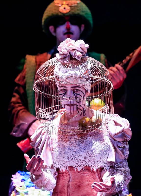 El Teatro Popular de Medellín se unió a la fiesta con la obra El amargo sabor de las mandarinas. Foto: Jaime Pérez.