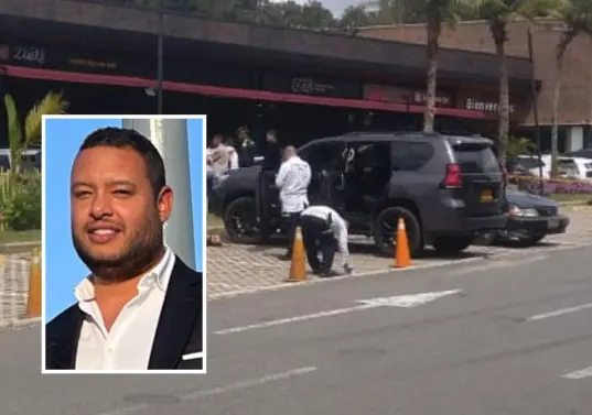 A Julián Escobar Jiménez, de 38 años lo asesinaron cuando se iba a montar en su camioneta blindada en el parqueadero del mall Viva Las Palmas, a donde lo habrían citado para una reunión. FOTOS: GUILLERMO LEÓN OSPINA MUÑOZ Y CORTESÍA