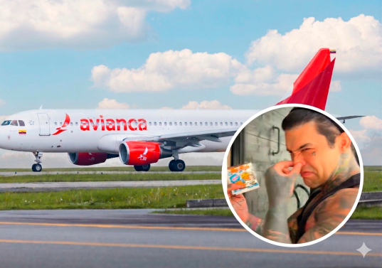 Avianca tomó medidas tras un incidente que alteró la normalidad de un vuelo internacional. FOTO PANTALLAZO DE TIKTOK Y AVIANCA.