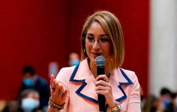 Jennifer Arias, presidenta de la Cámara de Representantes FOTO COLPRENSA