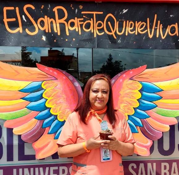 Patricia Cardozo fue trasladada hasta el Hospital San Rafael de Tunja. FOTO CORTESÍA FACEBOOK PATRICIA CARDOZO. 