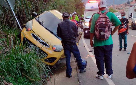 El homicidio del taxista ocurrió en el corregimiento San Cristóbal. FOTO Cortesía