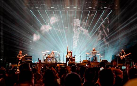 El concierto de Caifanes, el 17 de marzo de 2022 en la Macarena de Medellín, fue organizado por Páramo Presenta, que ahora los llevará a Bogotá para el Festival Cordillera. FOTO CORTESÍA
