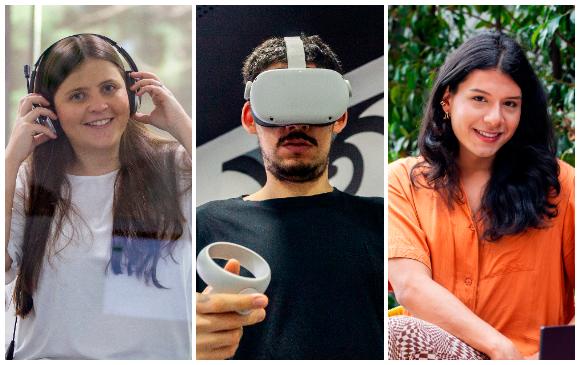 Camila Wolf, La Plaga y Cristina Chacón son tres ejemplos de emprendedores tecnológicos en Medellín. FOTOS Camilo Suárez 