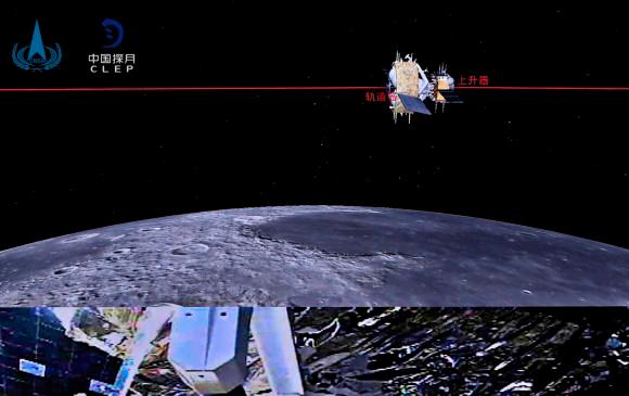 El éxito viene tras un plan orquestado desde 2004, cuando se plantearon las metas del programa espacial lunar chino: orbitar, aterrizar y traer de regreso muestras, y pretende facilitar el objetivo de llevar seres humanos al satélite en la década de 2030. Foto: EFE