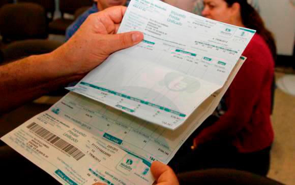 Factura de pago del impuesto predial. FOTO: EL COLOMBIANO