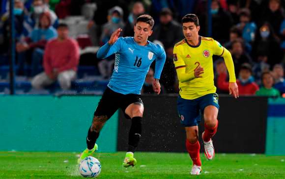 Stefan Medina tuvo una lucha con el jugador Rodríguez.