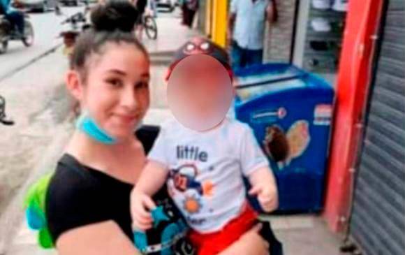 Carolina Ayola , de 18 años, y su hijo, de 15 meses, fueron asesinados por su compañero sentimental y padre del bebe. FOTO Cortesía