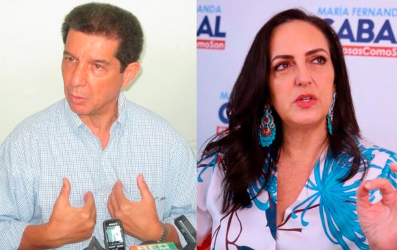 José Félix Lafaurie, presidente de Fedegan, y María Fernanda Cabal, senadora y candidata del Centro Democrático FOTOS COLPRENSA