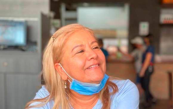 En la imagen Martha Liria Sepúlveda, paciente de ELA que busca se la aplique la eutanasia. FOTO: Cortesía.