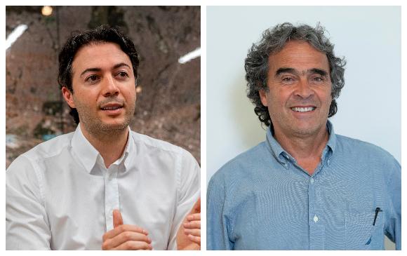 El alcalde Daniel Quintero y el precanditato presidencial Sergio Fajardo han mantenido enfrentamientos por Hidroituango. FOTOS CAMILO SUÁREZ Y EDWIN BUSTAMANTE