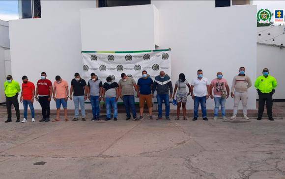 Por contrabando capturan a 12 policías en La Guajira