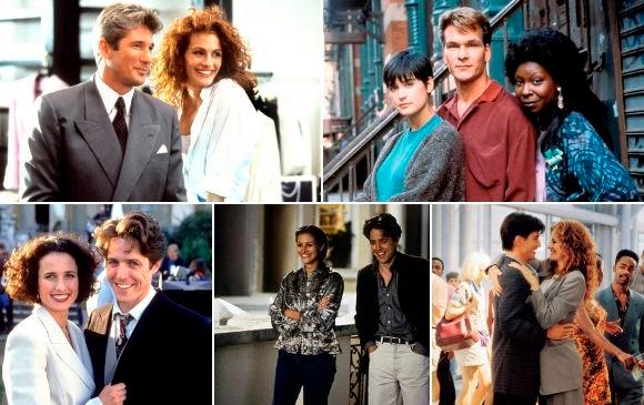 Cinco producciones de la década de los 90 hacen parte de los grandes películas románticas del cine. FOTO Cortesía.