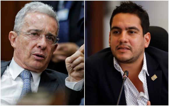 Álvaro Uribe considera que algunas afirmaciones que ha hecho el ahora exconcejal Alex Flórez, a través de redes sociales, han ido en detrimento de su honra. FOTO cOLPRENSA Y cORTESíA