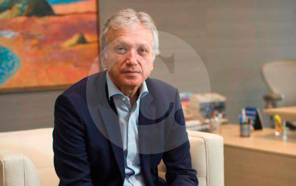 Gonzalo Pérez, presidente de Grupo Sura, afirmó que los resultados fueron mejores de lo esperado. FOTO: EDWIN BUSTAMANTE.