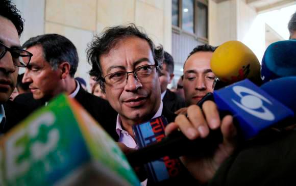 Las denuncias contra los senadores Gustavo Petro (foto) y Gustavo Bolívar no prosperaron en la Corte Suprema y fueron archivadas. FOTO Colprensa