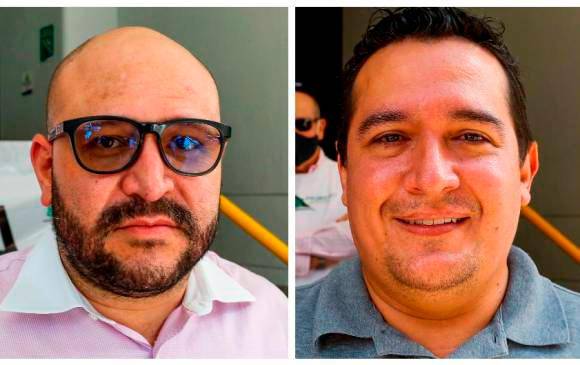 Los voceros de la revocatoria Andrés Rodríguez y Alejandro Posada se pelearon por petición de archivo.