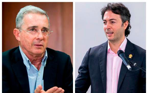 El expresidente Uribe ajusta una semana de enfrentamientos continuos, vía redes sociales, con el alcalde Daniel Quintero. FOTO Archivo EL COLOMBIANO