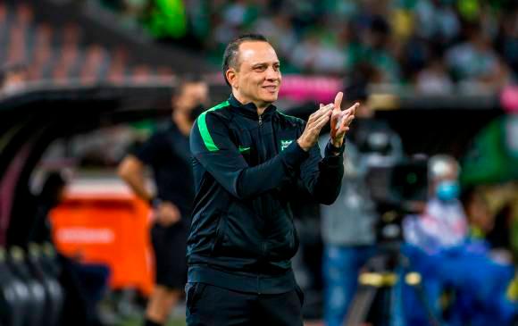 Alejandro Restrepo inicia su segundo semestre a cargo de la dirección técnica de Atlético Nacional. FOTO JUAN A. SÁNCHEZ 