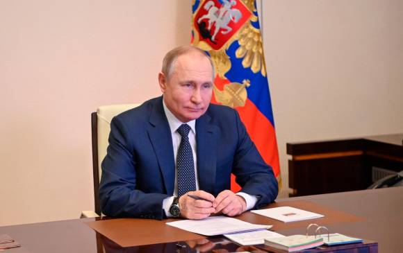 Vladimir Putin, presidente de Rusia. FOTO EFE.