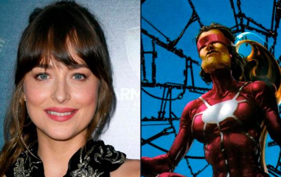 Dakota Johnson actuó en "The social network", "The lost daughter" y en la trilogía "Fifty shades of Grey". FOTO TOMADA DE TWITTER @MarvelDato