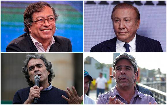 Gustavo Petro, Rodolfo Hernández, Sergio Fajardo y Alejandro Char son los candidatos con mejor intención de voto en la segunda Gran Encuesta.
