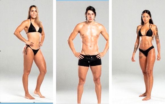 Estos son los tres participantes antioqueños en la edición de este año de Desafío, que se estrena este lunes 15 de marzo. FOTO Cortesía 