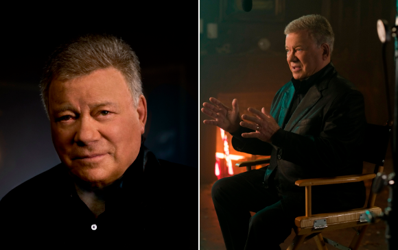 William Shatner al frente de las cámaras a sus 90 años. FOTOS cortesía History. Las fotos de las tarjetas abajo son cortesía de: History, 20th Century Fox Television, Sony Pictures Television, Paramount Pictures y Paramount Television.