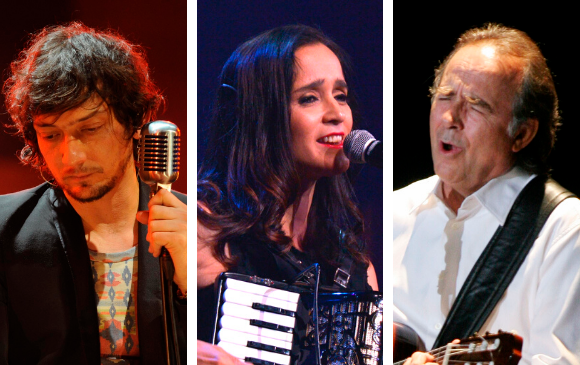 Zoé, Julieta Venegas y Joan Manuel Serrat estarán de gira en Medellín, en el Teatro Metropolitano. FOTO ARCHIVO Y CORTESÍA.