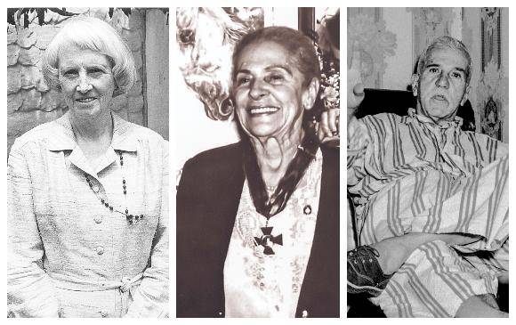 Benedikta Zur Nieden, Luz Castro de Gutiérrez y Pablo Tobón Uribe, tres filántropos cuyo legado persiste en Medellín.