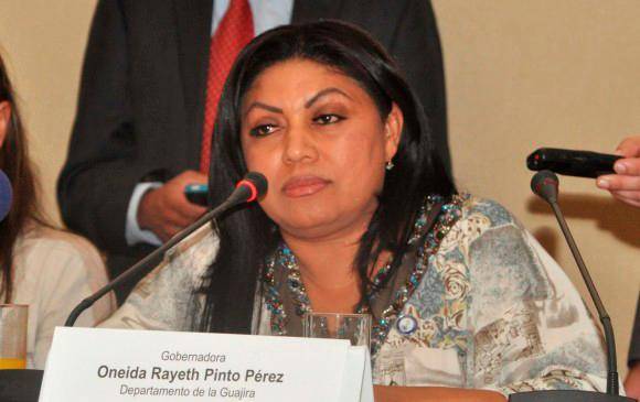 La exgobernadora de La Guajira Oneida Pinto fue liberada en 2021, tras el vencimiento de términos por otro proceso de presunta corrupción. FOTO ARCHIVO