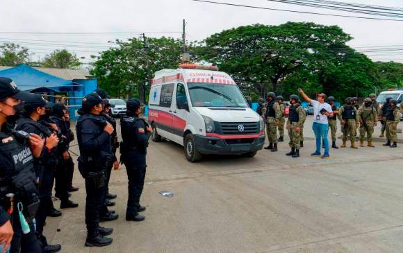 Los presos fallecidos se encontraban en el pabellón 5 de cárcel Guayas N°1 que, al parecer, está controlado por una banda denominada Las Águilas. FOTO: EFE