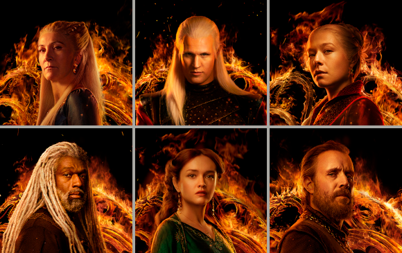 Estos serán los personajes de La Casa del Dragón. FOTOS Cortesía HBO Max.