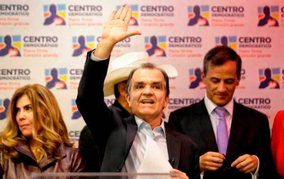 Como candidato del Centro Democrático en 2014, Óscar Iván Zuluaga compitió por la presidencia con Juan Manuel Santos. FOTO COLPRENSA