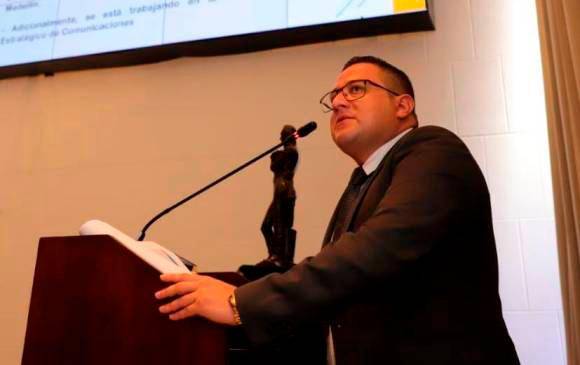 Jorge Luis Restrepo Gómez ha sido reelecto en varios años como secretario del Concejo. FOTO: CORTESÍA