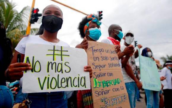 Colombia está en el puesto 144 de 163 incluidos en el Índice Global de Paz. FOTO EFE