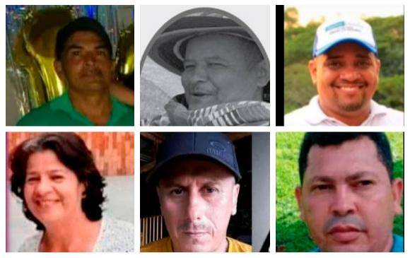 Ángel Miro Cartagena, Francisco Javier Posada, Mairon Chaverra, María Nancy Ramírez, Hermer Antonio Monsalve y Amado de Jesús Castro. FOTOS Cortesía