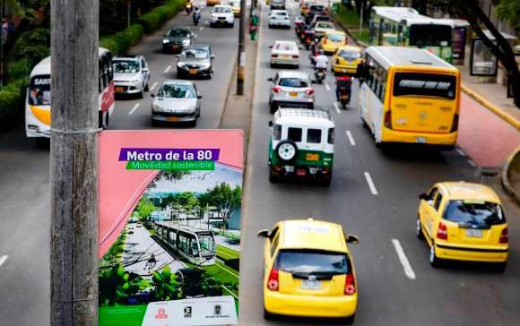 Se espera que el metro ligero entre a operar en 2027. FOTO: MANUEL SALDARRIAGA