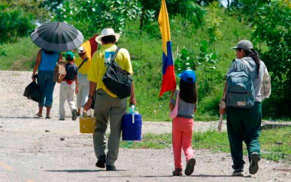 Desplazamiento forzado en Colombia ha incrementado un 198%, según la ONU