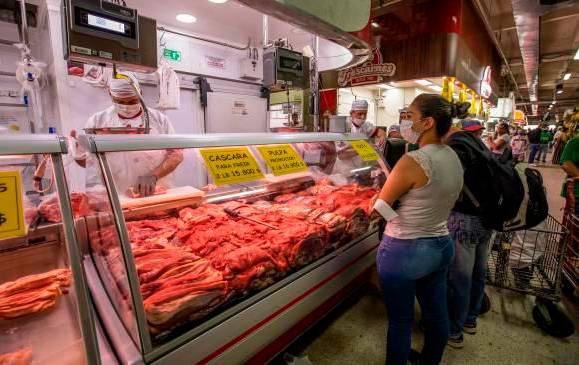 Carne de res presionó la inflación en alimentos. FOTO: CARLOS VELÁSQUEZ