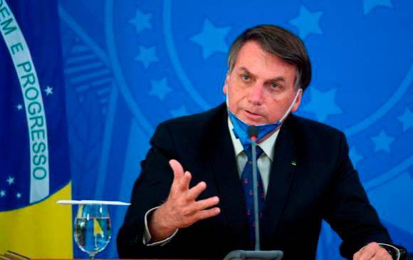 El presidente Jair Bolsonaro habría incurrido en delitos al negociar la vacuna india Covaxin. FOTO GETTY