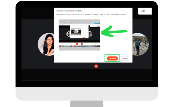 ¿Cómo lo hago? | Compartir pantalla en una videollamada