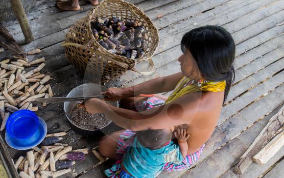 La estrategia Manos Ancestrales busca generar espacios de promoción de productos tradicionales indígenas. FOTO DONALDO ZULUAGA