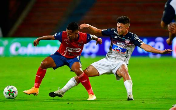 Fabián Ángel ha jugado 18 partidos con Junior este año. FOTO: COLPRENSA