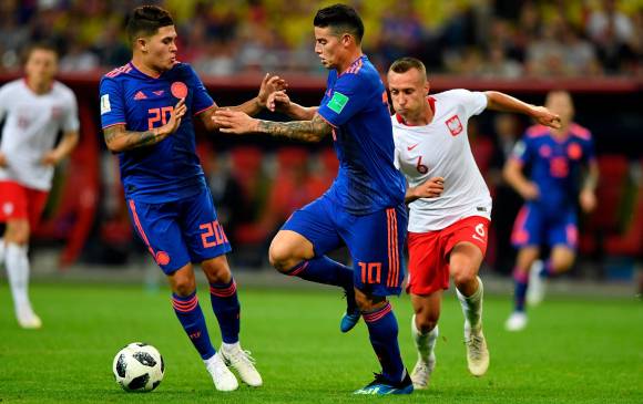 El técnico Reinaldo Rueda tendrá en Juan Fernando Quintero y en James Rodríguez a dos generadores de juego que, además, aportan gol y buen remate de tiro libre. FOTO juan antonio sánchez
